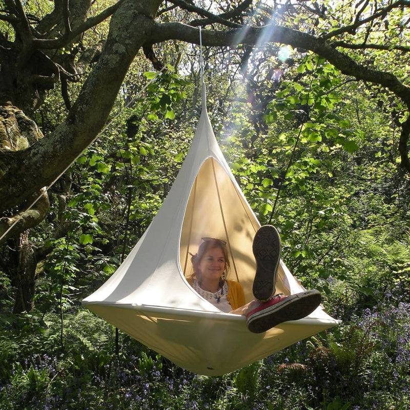 Waterproof Double Swing Portable Hanging Chair Hammock, Aerial Tent Swing Outdoor Chair