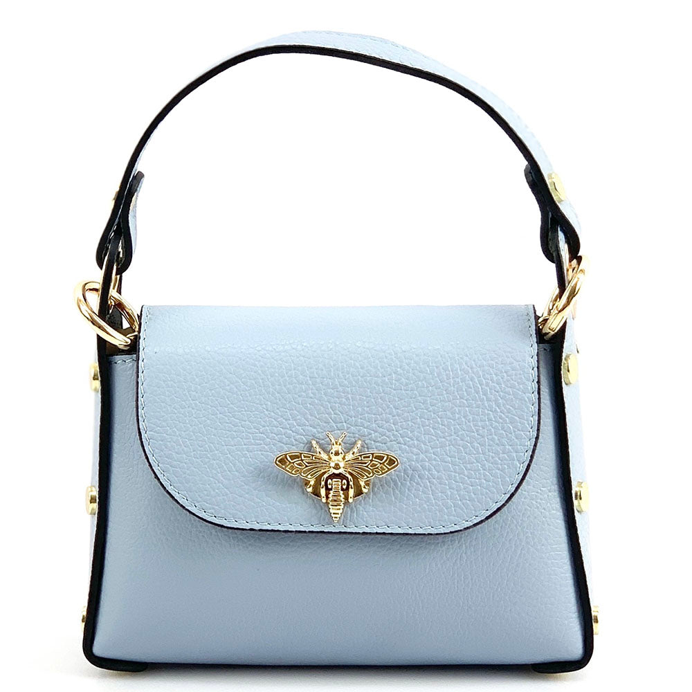 Virginia leather Handbag - Made In Italy