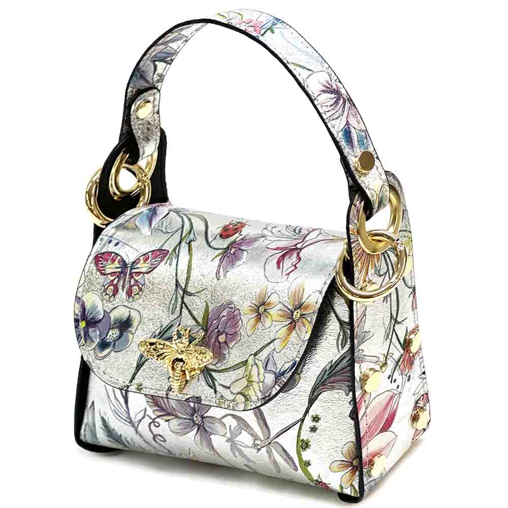 Virginia leather Handbag - Made In Italy