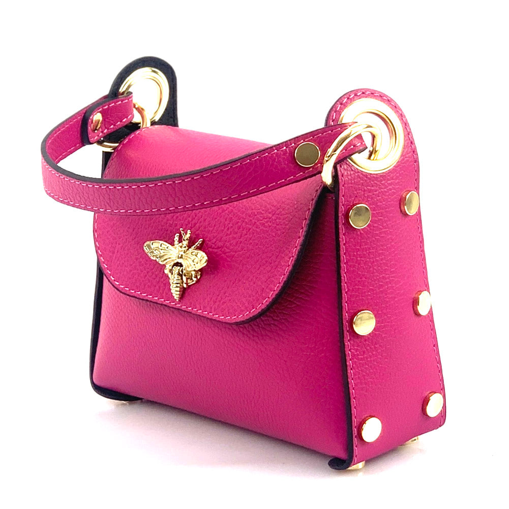 Virginia leather Handbag - Made In Italy