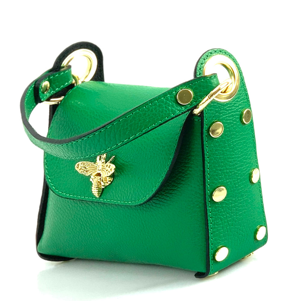 Virginia leather Handbag - Made In Italy