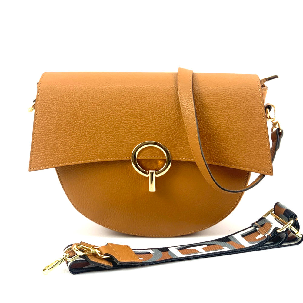 Charlotte leather Cross-body bag - Made In Italy