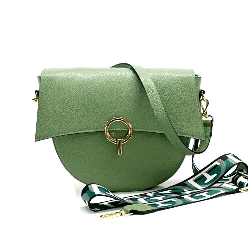 Charlotte leather Cross-body bag - Made In Italy