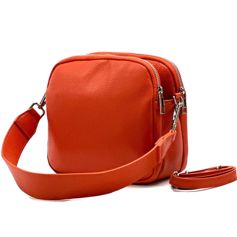 Prisca Leather Shoulder Bag - Made In Italy