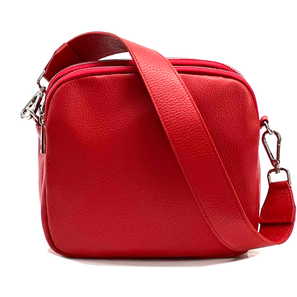 Prisca Leather Shoulder Bag - Made In Italy