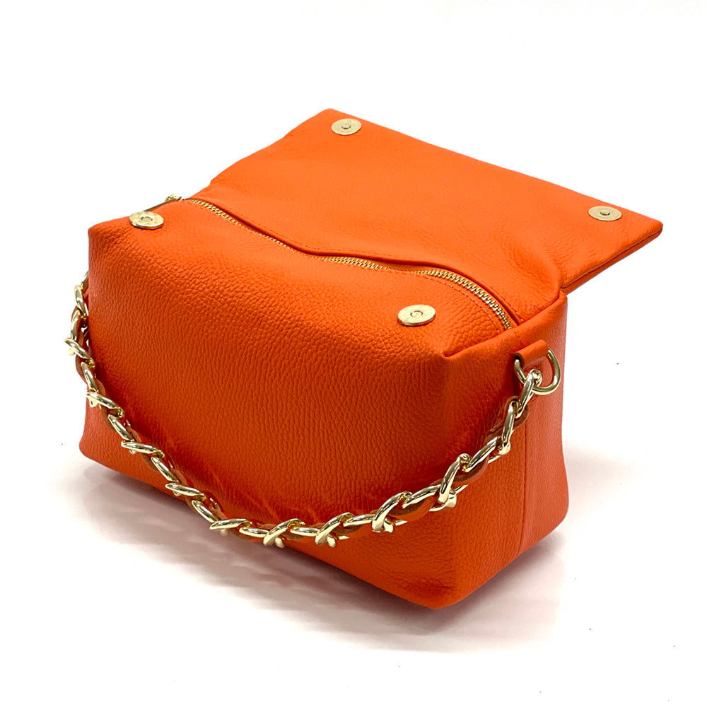 Cora Leather Handbag - Made In Italy