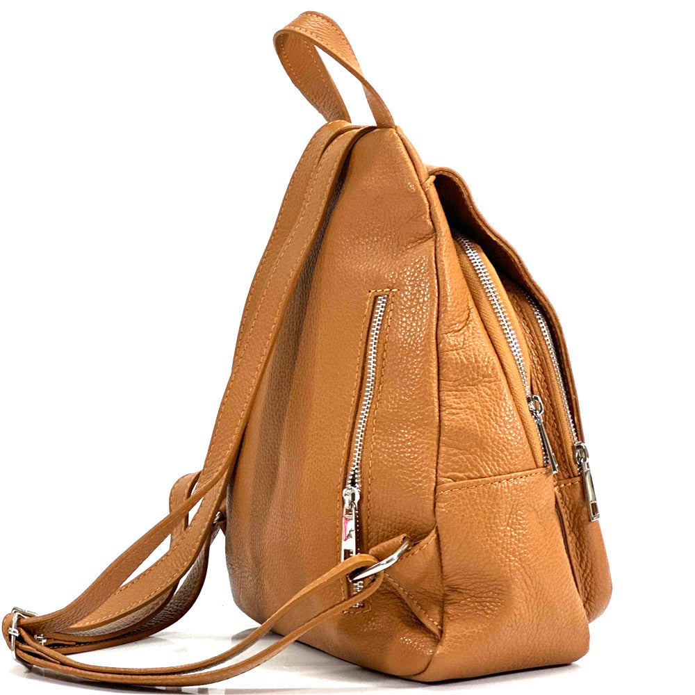 Manuele Cow Leather Backpack - Made In Italy