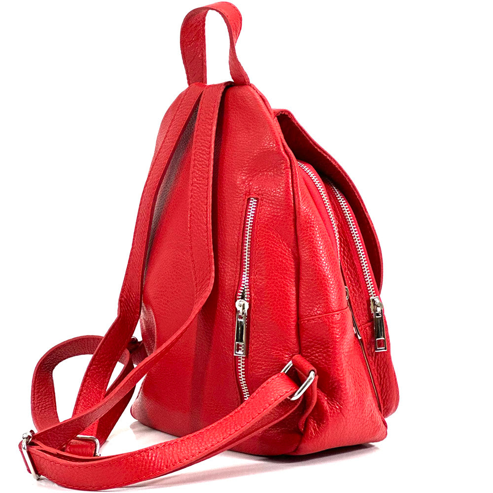 Manuele Cow Leather Backpack - Made In Italy