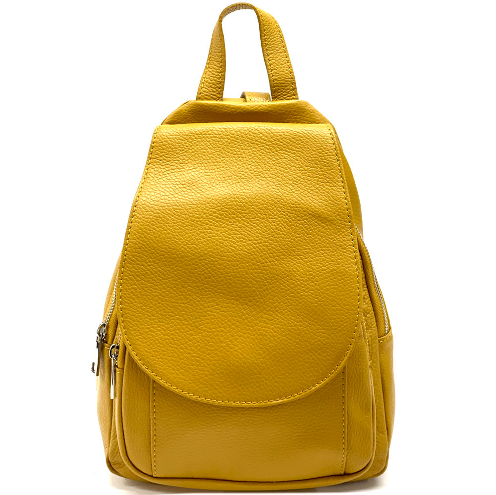 Manuele Cow Leather Backpack - Made In Italy