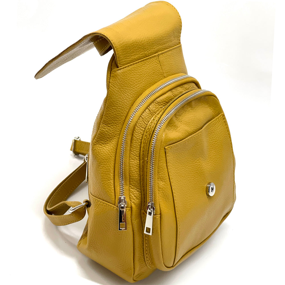 Manuele Cow Leather Backpack - Made In Italy