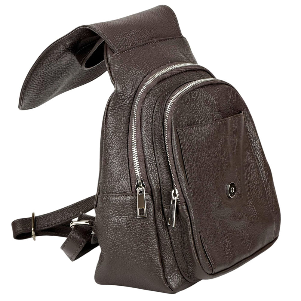 Manuele Cow Leather Backpack - Made In Italy