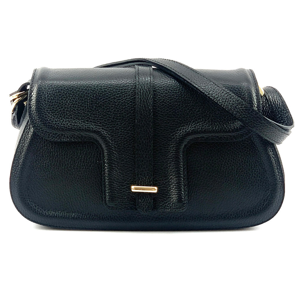 Pepe Leather Shoulder Bag - Made In Italy