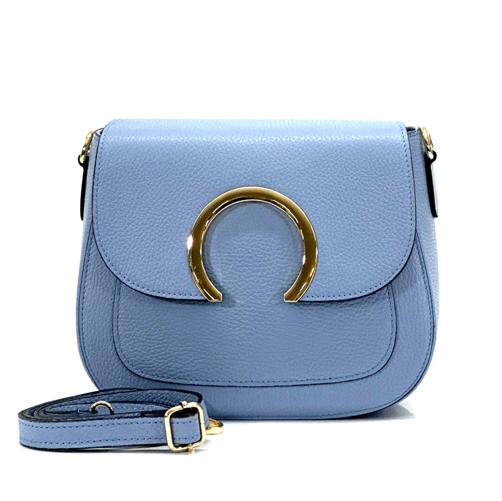 Clara Cow Leather Cross-body Bag - Made In Italy