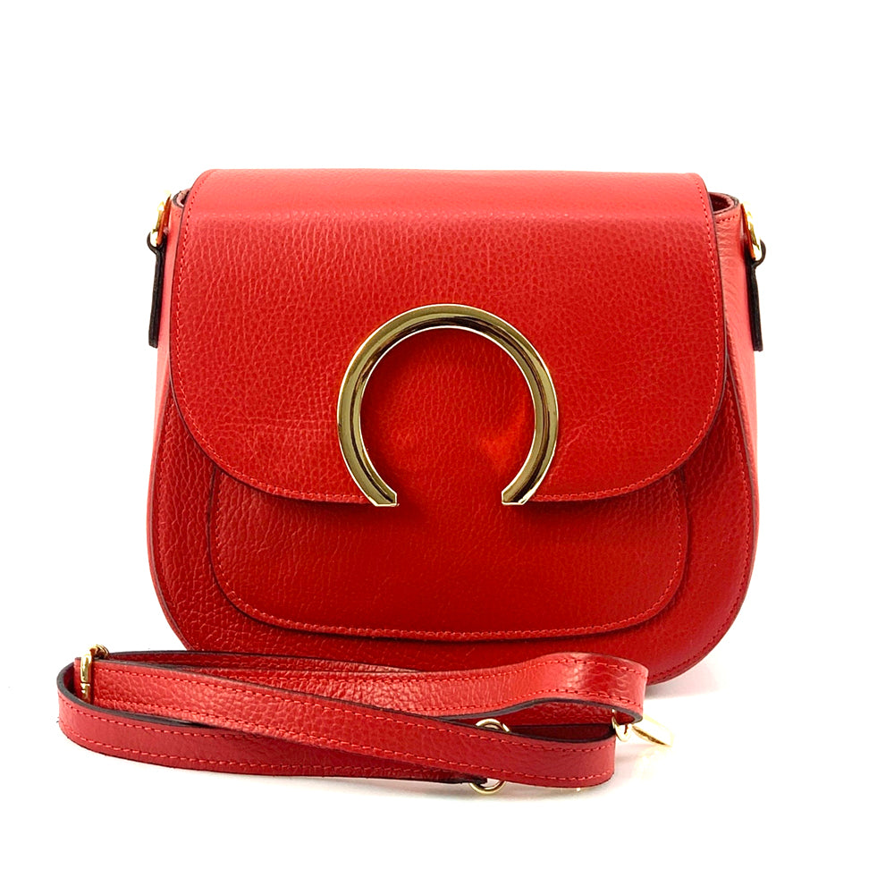 Clara Cow Leather Cross-body Bag - Made In Italy