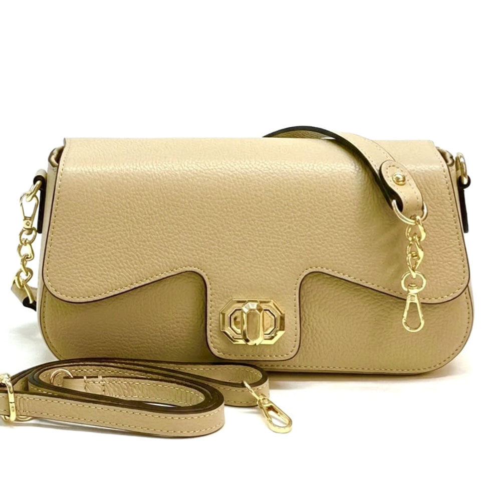 Fatima leather bag - Made In Italy