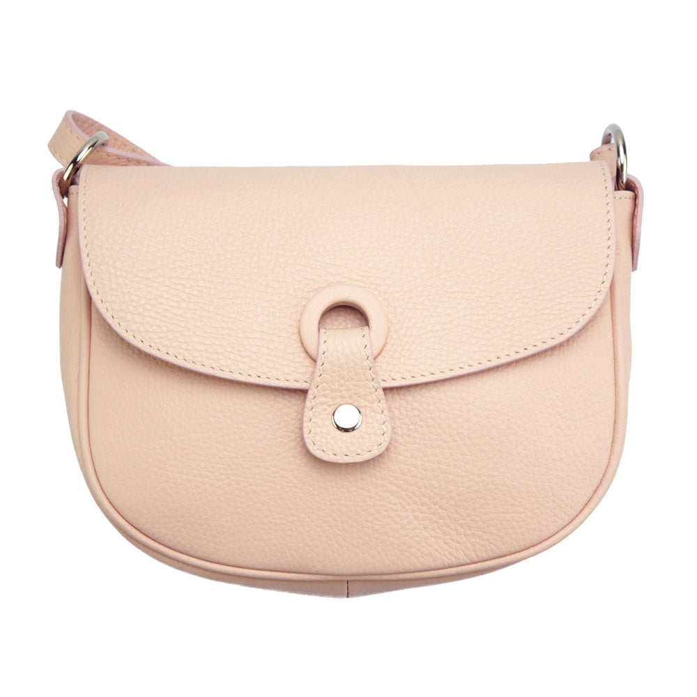 Gemma cross-body leather bag - Made In Italy