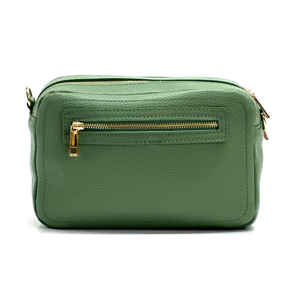 Anita Leather Crossbody Bag - Made In Italy
