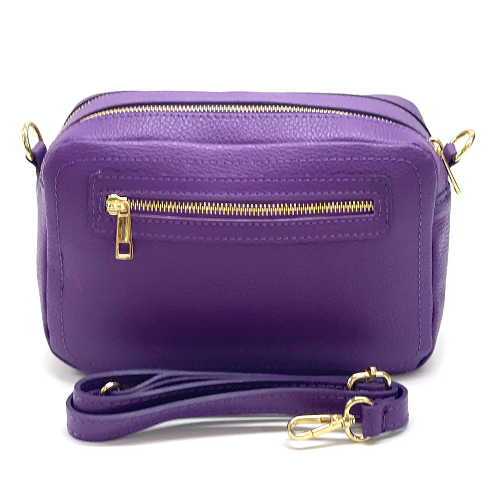 Anita Leather Crossbody Bag - Made In Italy