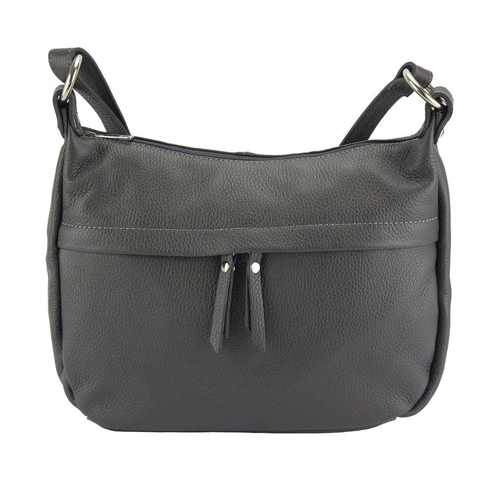 Delizia Leather Shoulder Bag - Made In Italy