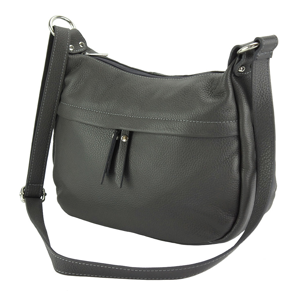Delizia Leather Shoulder Bag - Made In Italy