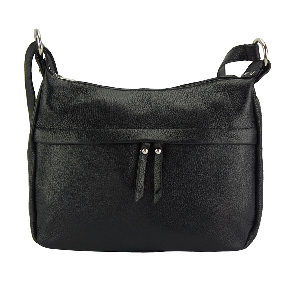 Delizia Leather Shoulder Bag - Made In Italy