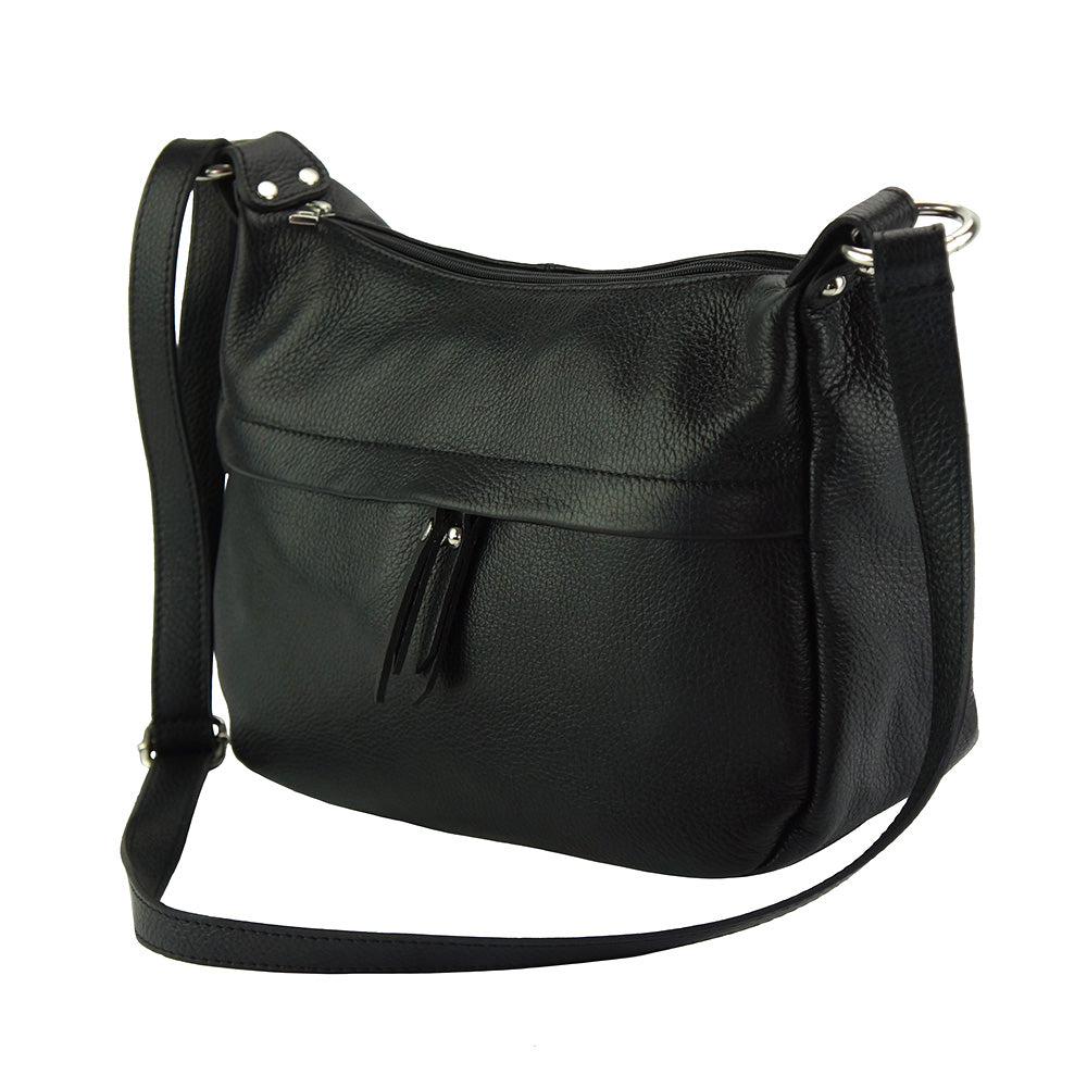 Delizia Leather Shoulder Bag - Made In Italy