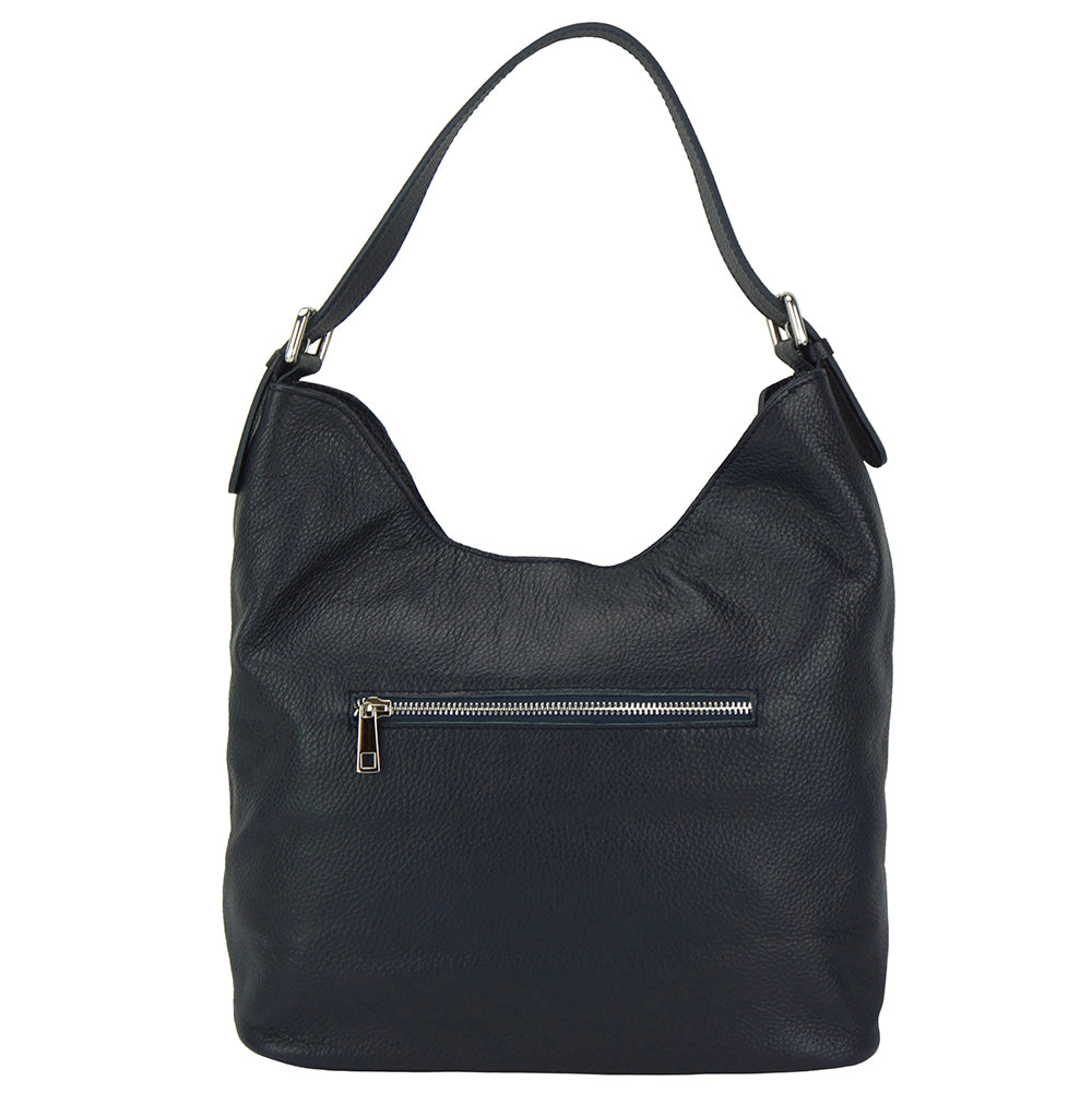 Marita leather Shoulder bag - Made In Italy