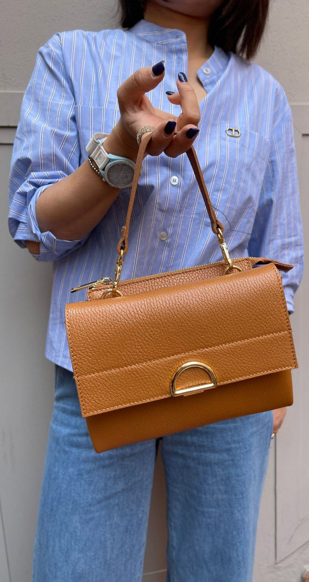 Melissa Leather Handbag - Made In Italy