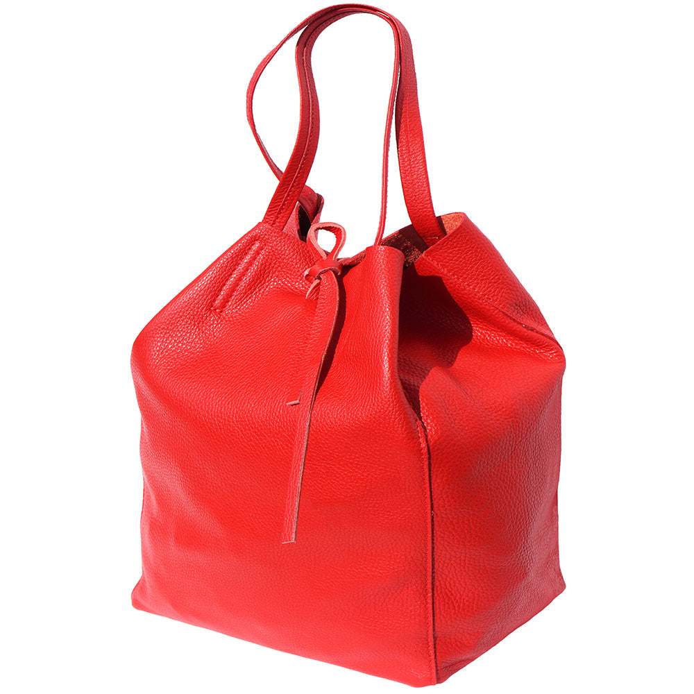 Babila Italian Genuine Leather Tote Bag - Made In Italy