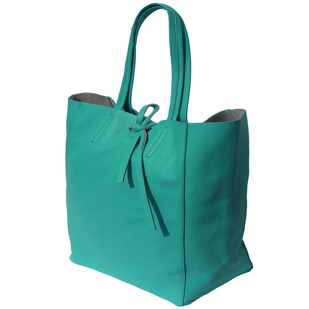 Babila Italian Genuine Leather Tote Bag - Made In Italy