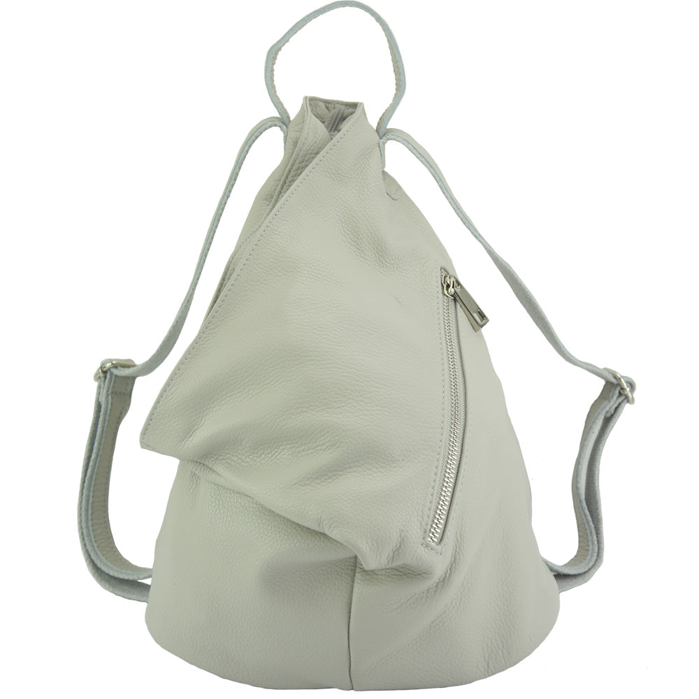 Clapton Backpack in Supple small-grained leather - Made In Italy