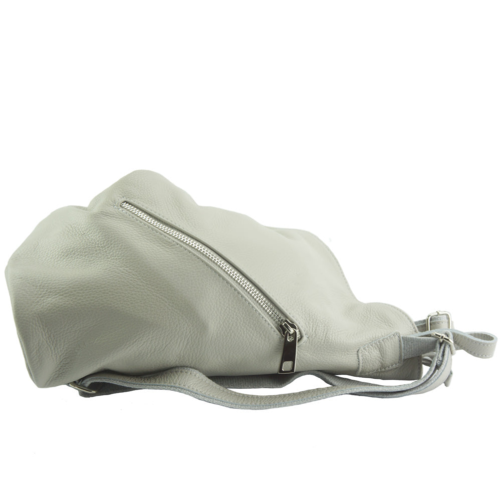 Clapton Backpack in Supple small-grained leather - Made In Italy
