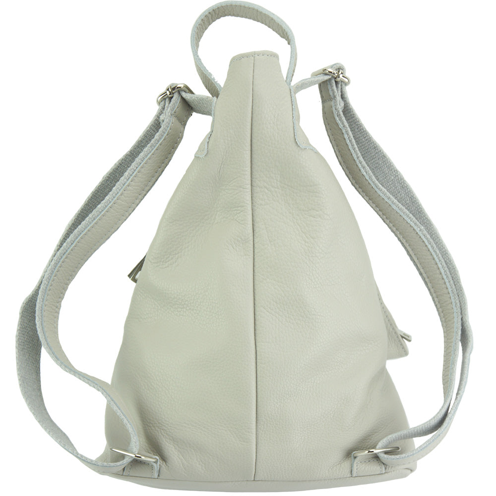 Clapton Backpack in Supple small-grained leather - Made In Italy