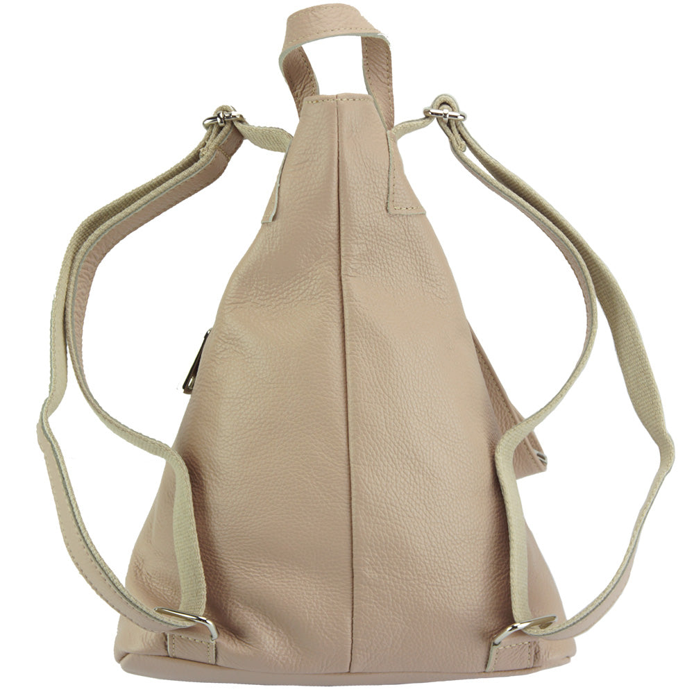 Clapton Backpack in Supple small-grained leather - Made In Italy