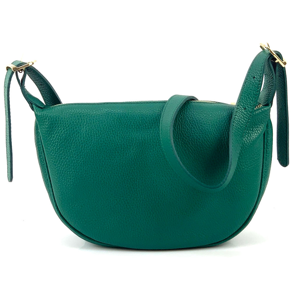 Emmaline Small Hobo leather bag - Made In Italy