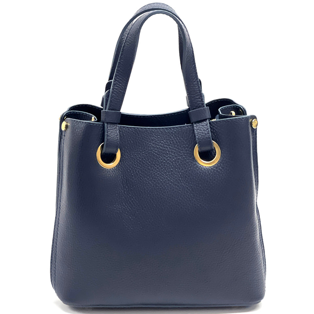 Eleonora leather shoulder bag - Made In Italy