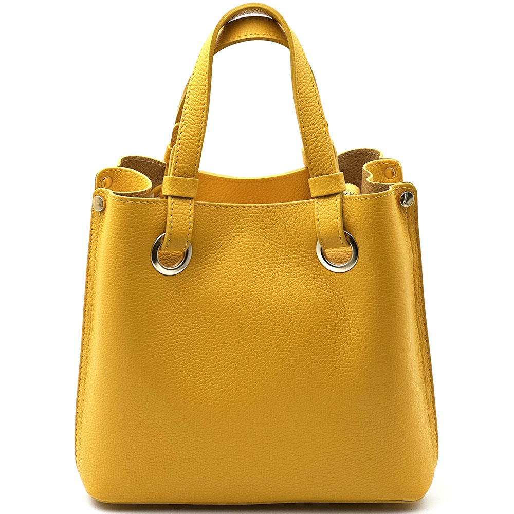 Eleonora leather shoulder bag - Made In Italy