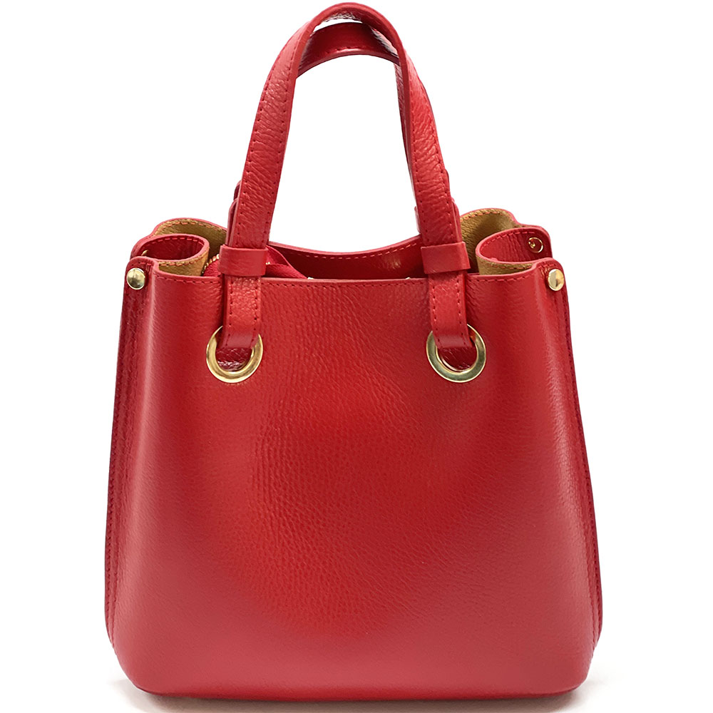 Eleonora leather shoulder bag - Made In Italy