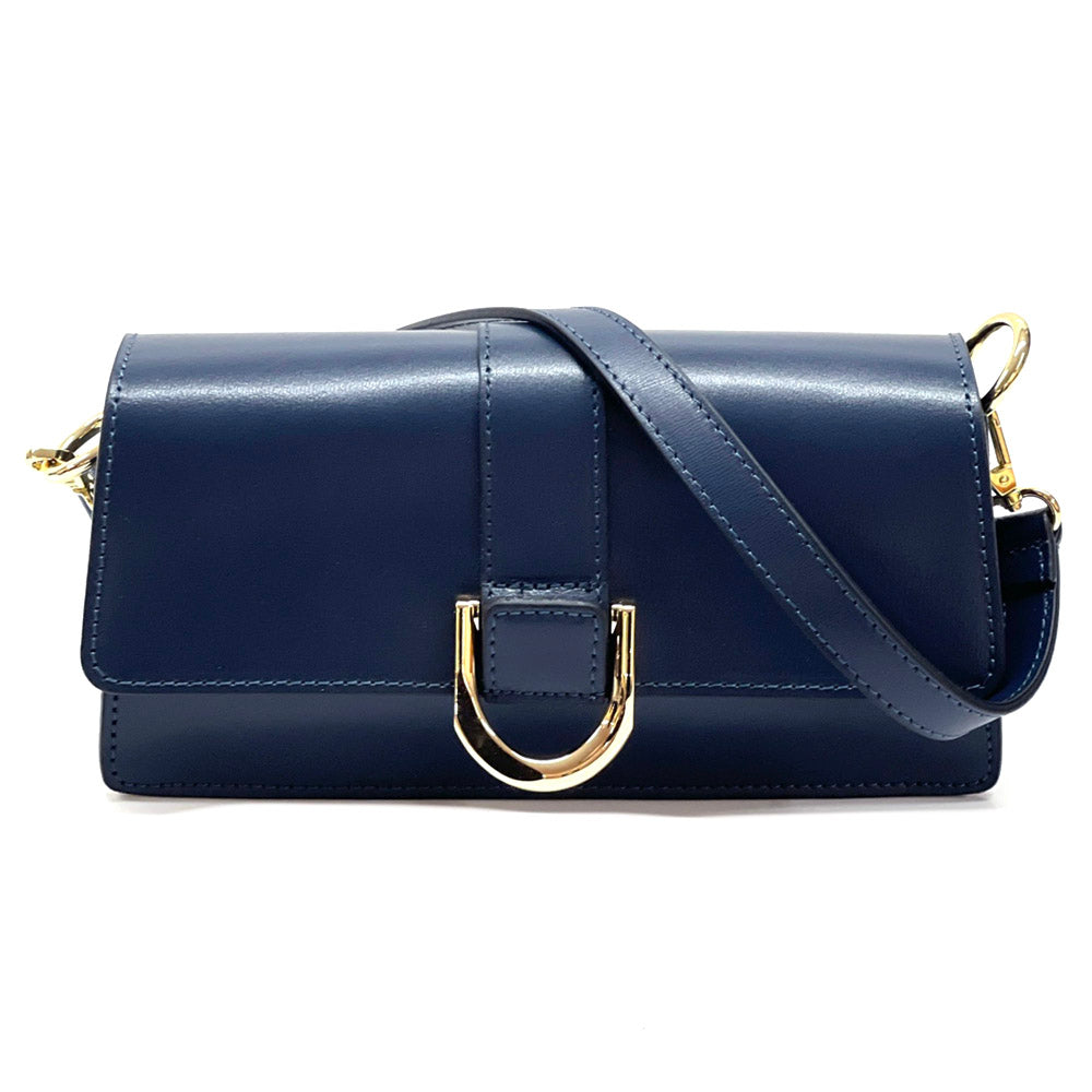 Maia cow Leather shoulder bag - Made In Italy