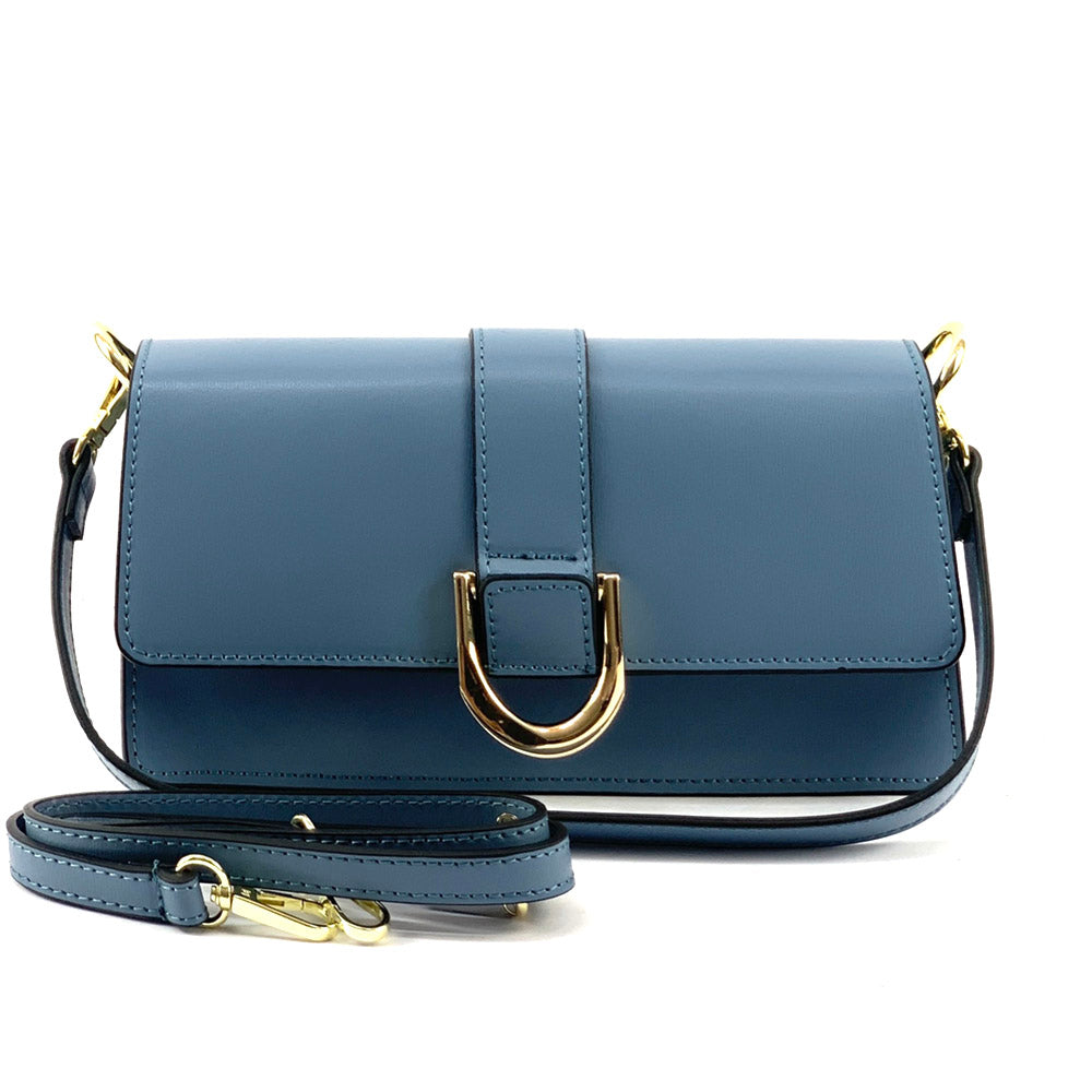 Maia cow Leather shoulder bag - Made In Italy