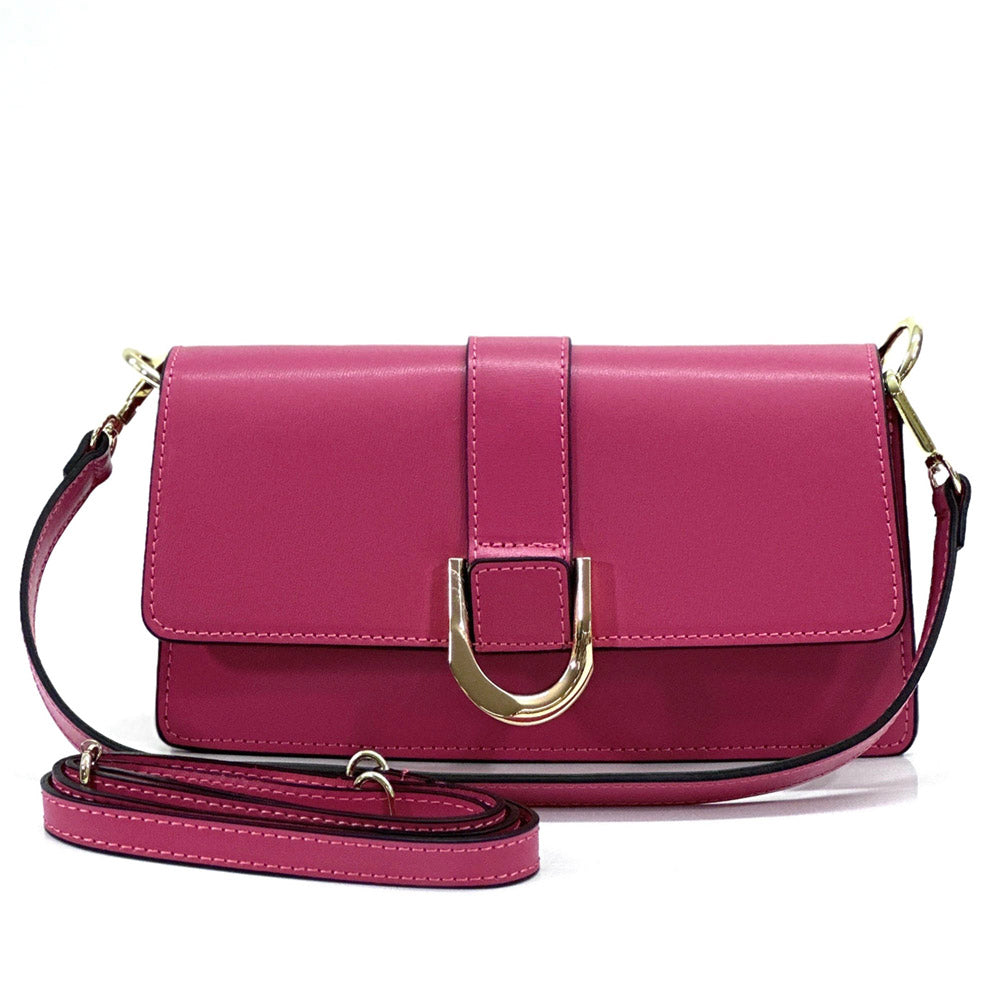 Maia cow Leather shoulder bag - Made In Italy