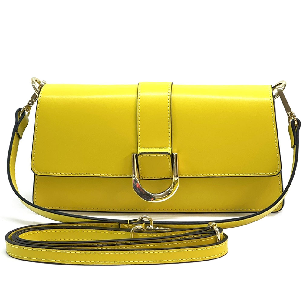 Maia cow Leather shoulder bag - Made In Italy