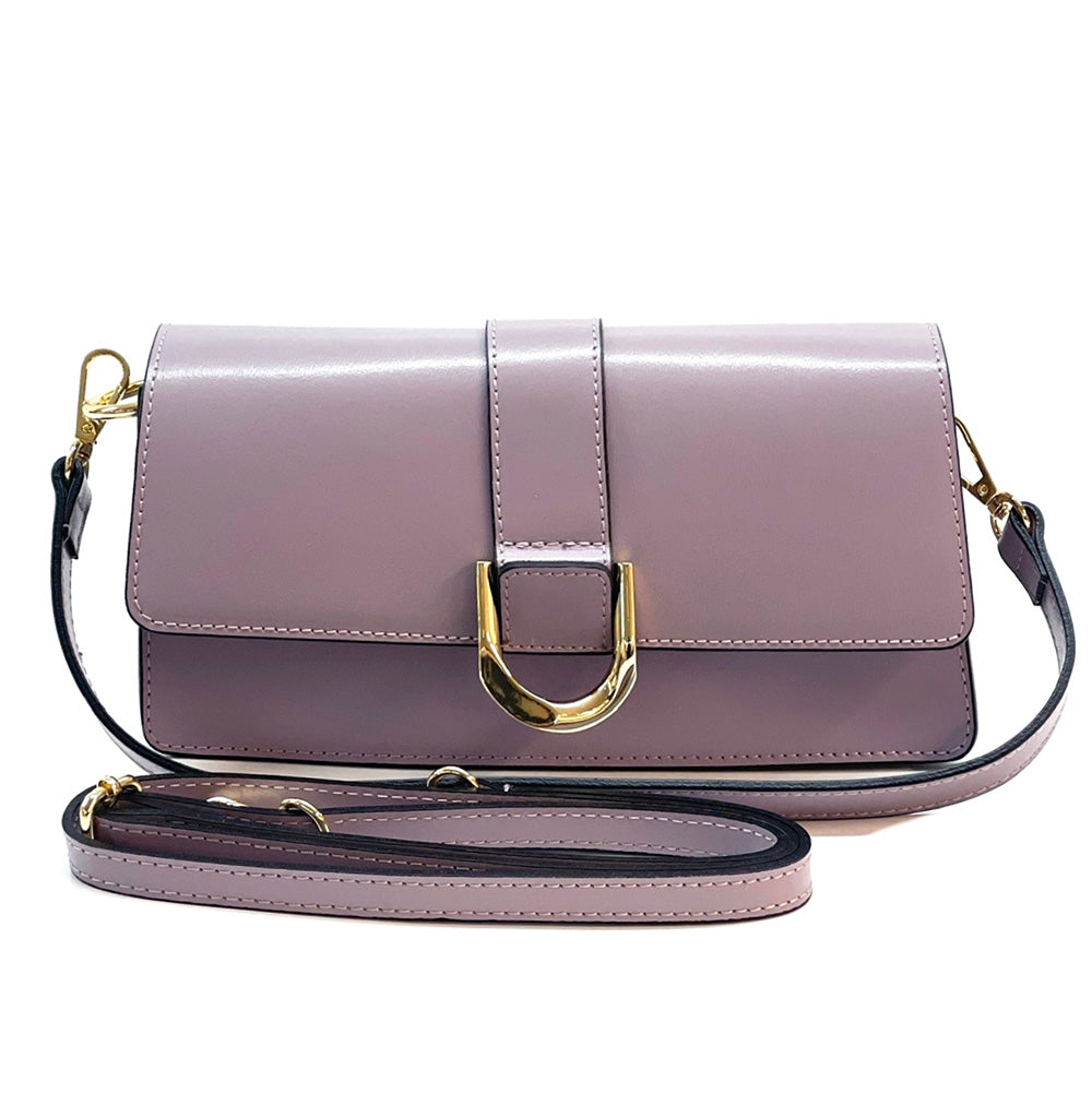 Maia cow Leather shoulder bag - Made In Italy