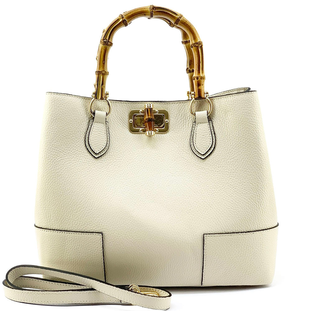 Fabrizia Leather Handbag - made in Italy