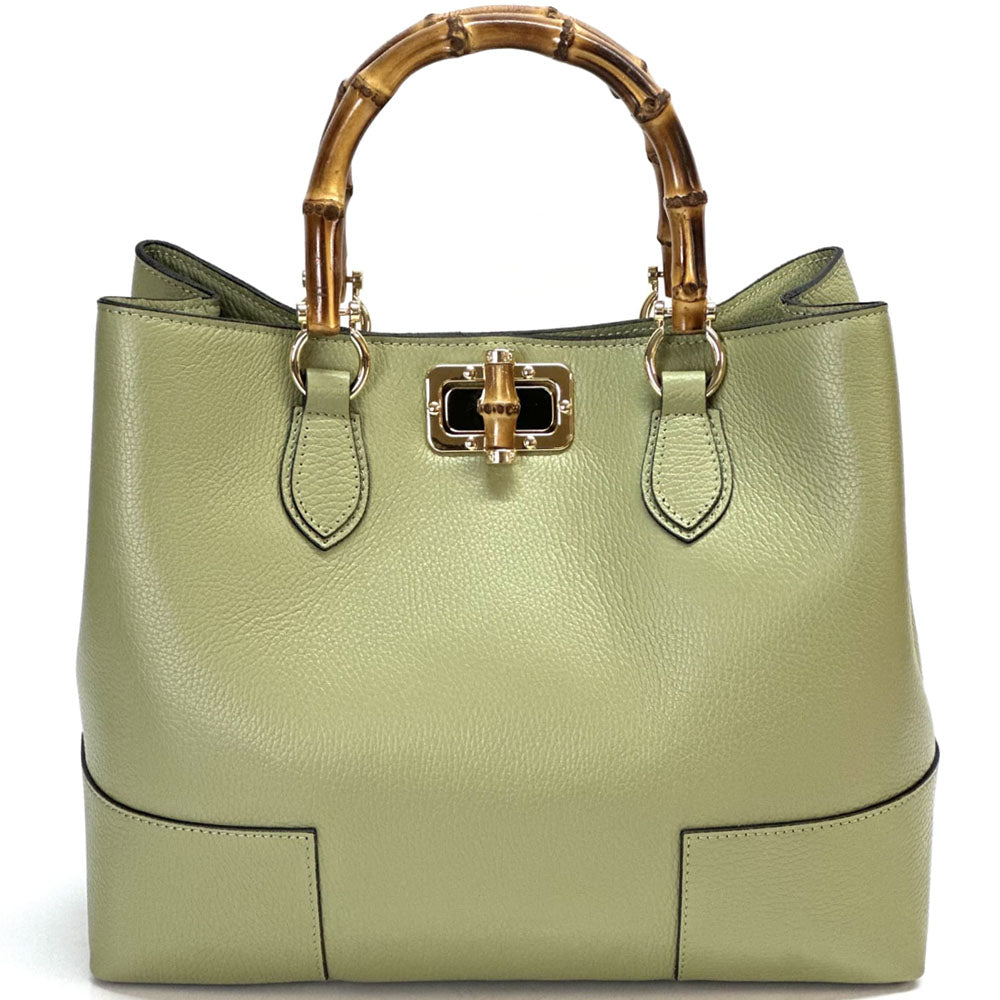 Fabrizia Leather Handbag - made in Italy