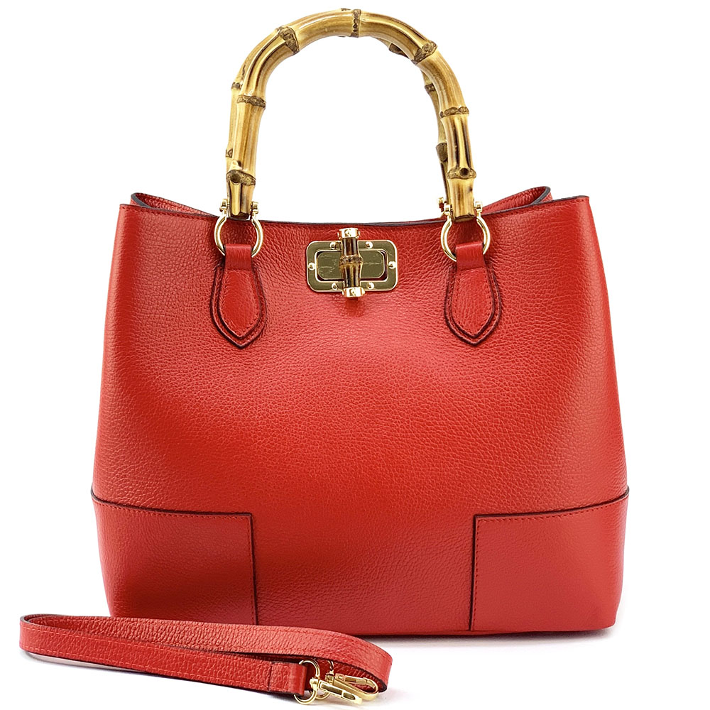 Fabrizia Leather Handbag - made in Italy