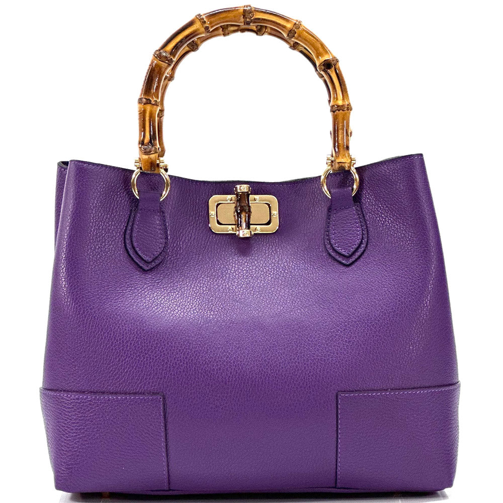 Fabrizia Leather Handbag - made in Italy