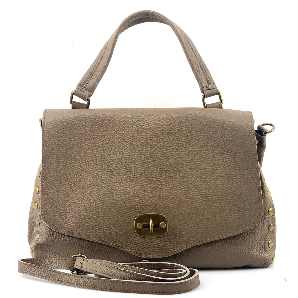 Rossella Leather Handbag - Made In Italy