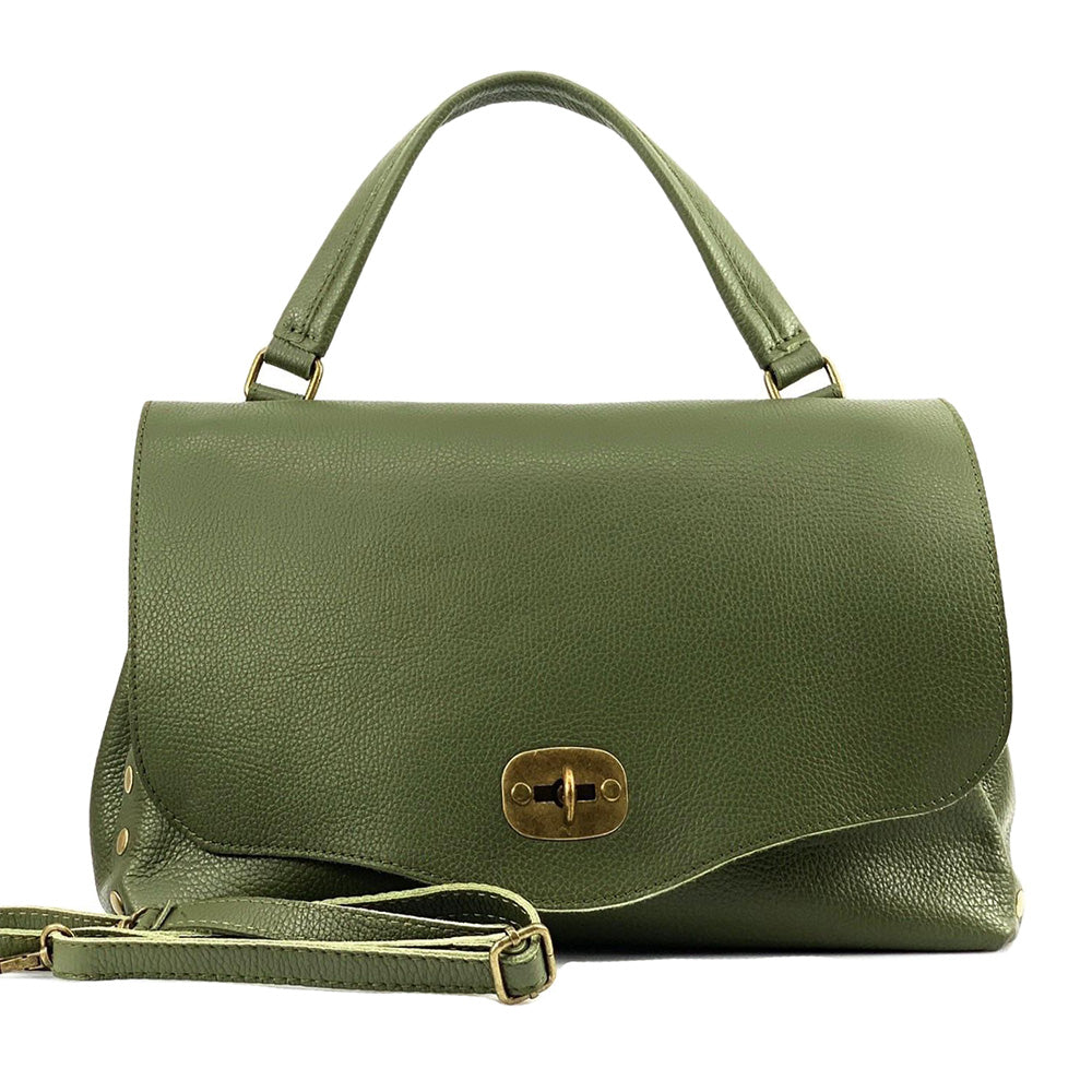 Rossella Leather Handbag - Made In Italy