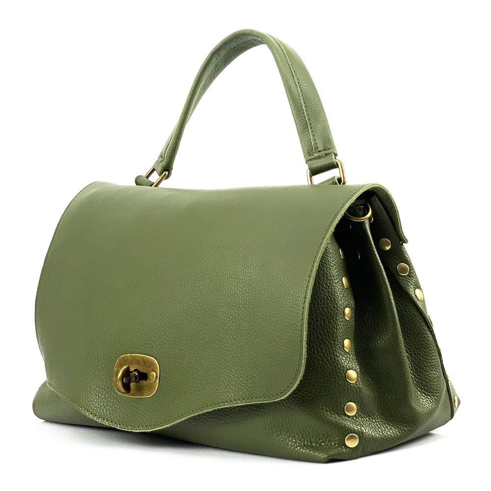 Rossella Leather Handbag - Made In Italy